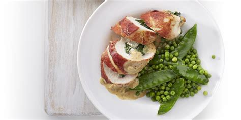 Gevulde Kipfilet Met Mosterdsaus Boodschappen