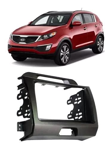 Moldura Painel Din Dvd Kia Sportage Multim Dia Frete Gr Tis