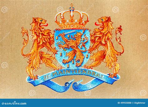 The Netherlands Coat Of Arms Stock Illustration Illustration 49955888