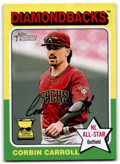 2024 TOPPS HERITAGE Corbin Carroll Arizona Diamondbacks 372 EUR 1 96