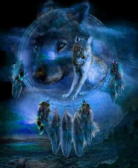 Wolf Dream Catcher Wolf Pictures Wolf Spirit Animal Wolf Painting