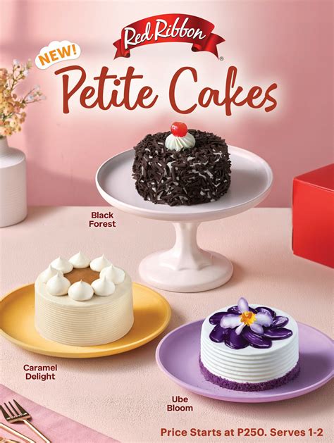 Red Ribbons New Petite Cakes Turn Your Favorite Round Cake Flavors