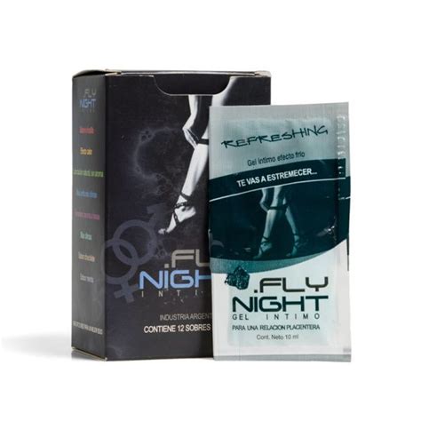 Lubricante Íntimo Efecto Frío Fly Night Sachet 10 mL DaVik Sex Shop