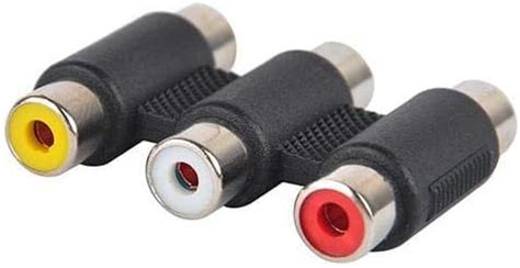 CABLEPELADO Dreifach Cinch Buchsenadapter 3 Wege Cinch Buchse 3 X