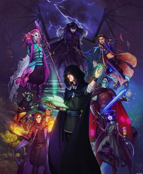 Critrole M9 And Dm Art Print Multiple Sizes Available Hdywtdt Critical Role Characters