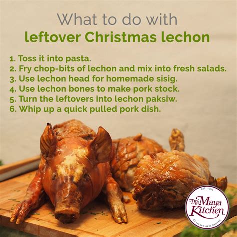 What To Do With Leftover Christmas Lechon Online Recipe The Maya