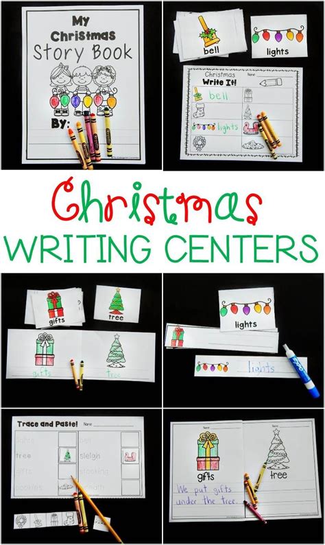 Christmas Writing Activities For Pre K And Kindergarten Christmas