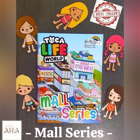 Jual READY STOCK Busy Book Toca Boca Paper Doll House Toca Life World