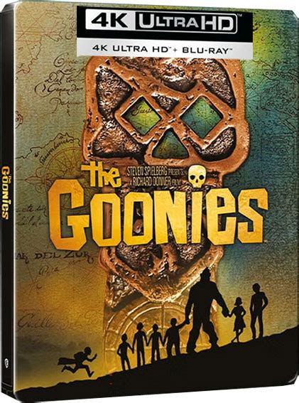 Steelbook Les goonies Blu ray 4K Ultra HD édition collector Vinyle LP