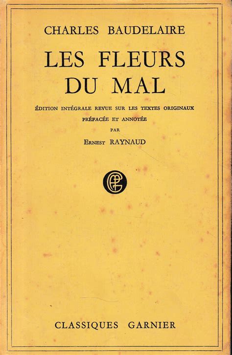 Les Fleurs Du Mal By Charles Baudelaire Buono Good Brossura