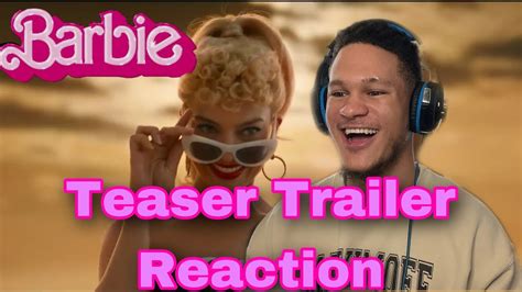 Barbie Official Teaser Trailer Reaction YouTube