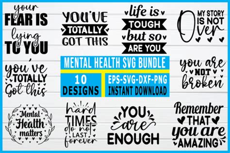 Mental Health Svg Bundle Graphic By Smart Design · Creative Fabrica