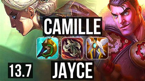 Camille Vs Jayce Top 6 Solo Kills 400 Games Dominating 12 4 8