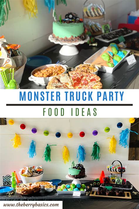 Monster Truck Party Food Ideas — The Berry Basics