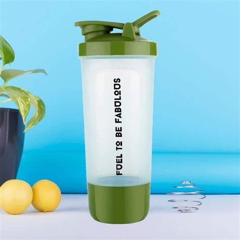 Flip Top Cap Shakers Plastic Bottles Use For Storage Protein Shake