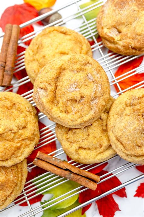 Pumpkin Spice Snickerdoodle Cookies Best Cookie Recipes