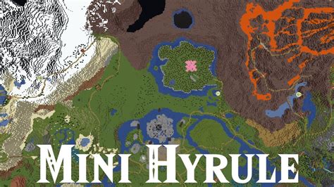 I Built The Entire Breath Of The Wild Map In Minecraft At Scale