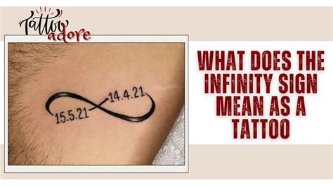 What Does the Infinity Sign Mean As A Tattoo | TattooAdore