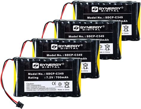 Amazon Synergy Digital Cordless Phone Batteries Compatible With