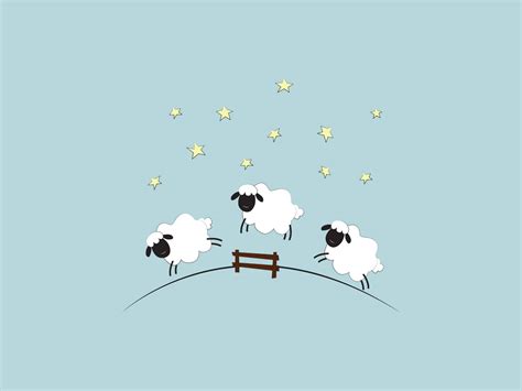 Counting Sheep Illustration