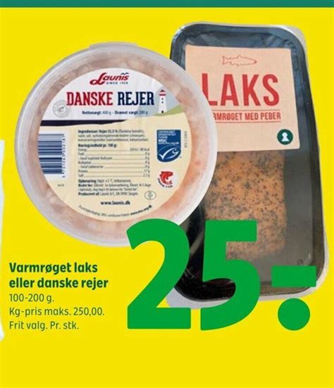 Varmr Get Laks Eller Danske Rejer Tilbud Hos Coop