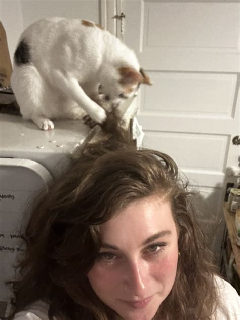 Pasta Thots On Twitter My Friends Cat Climbed Up To Eat My Hair Then