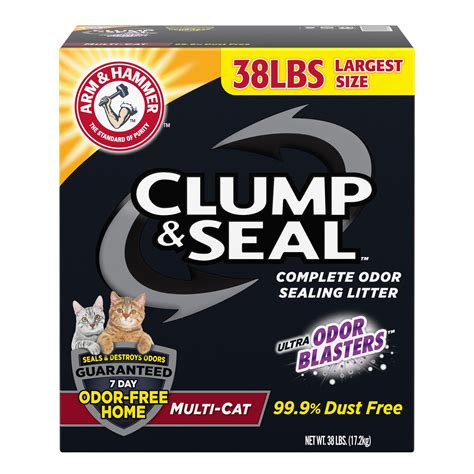 Arm And Hammer Clump Seal Multi Cat Complete Odor Sealing Clumping Cat