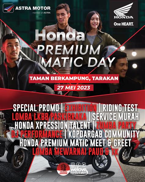 Ikuti Ragam Lomba Dan Acara Seru Di Honda Premium Matic Day 2023