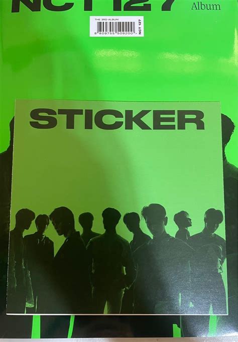 Nct 127 3rd Album Sticker Sticky Ver Unsealed Hobbies And Toys