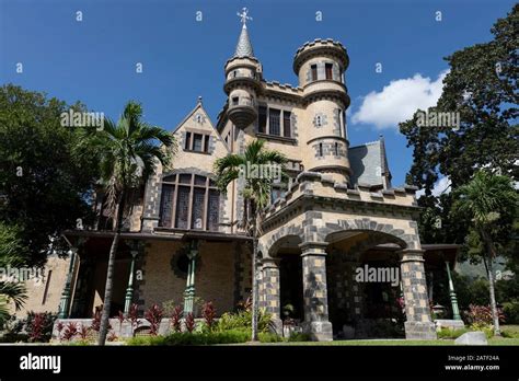 Castillo De Stollmeyer Puerto España Trinidad Y Tobago Fotografía De