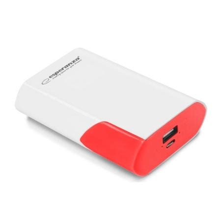 Powerbank Esperanza Boson Mah White Red Fiskalne Kase Tuzla