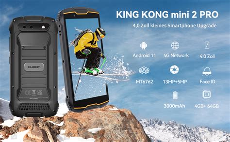 CUBOT KING KONG MINI 2 PRO 4G MINI Smartphone SIM Free Mobile Phones