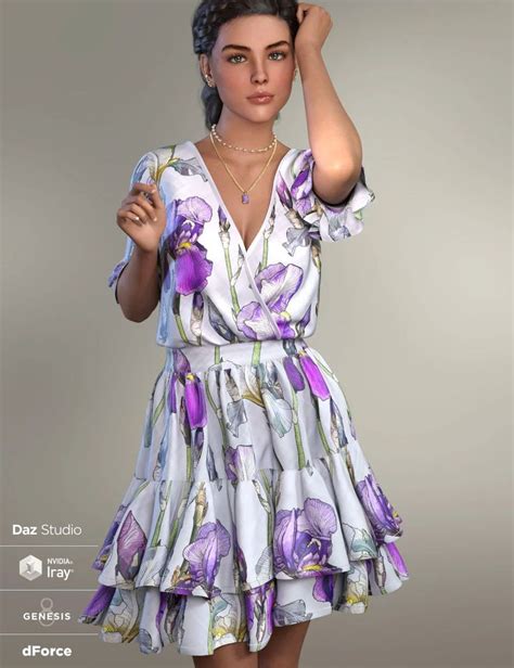 Dforce Maia Outfit For Genesis And Females Daz D Models