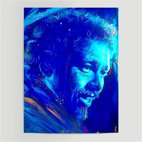 Post Malone Fan Poster – Wallart Cube Shop