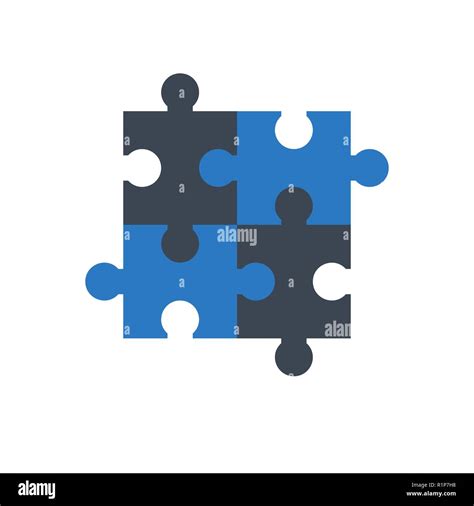 Puzzle Piece Stock Vector Images Alamy