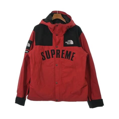 Supreme Supreme シュプリーム マウンテンパーカー L 赤x黒 【古着】【中古】の通販 By Ragtag Online