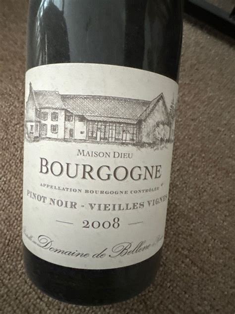 2008 Domaine De Bellene Bourgogne Clos Bardot Vieilles Vignes France