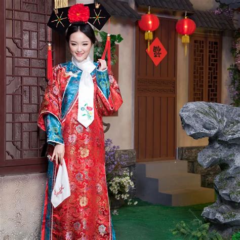 Empress Costume Dowager Set Qing Dynasty Costume Ancient Costume