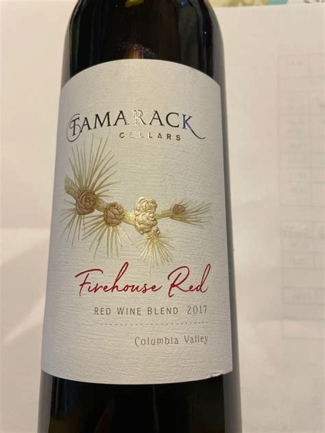 2017 Tamarack Cellars Firehouse Red Usa Washington Columbia Valley