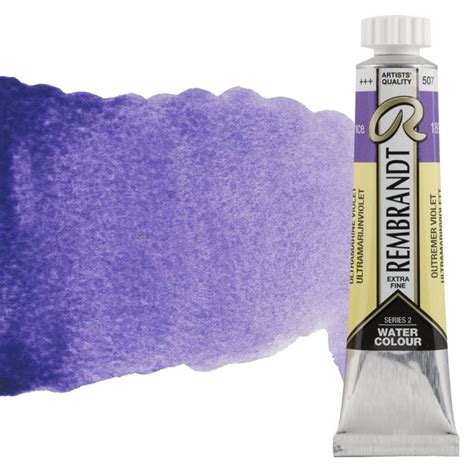 Rembrandt Artists Watercolor Ultramarine Violet Ml Tube Jerry S