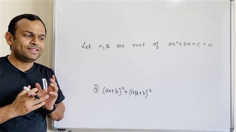 Quadratic Equation Problem Lecture 1 Relation Between Roots