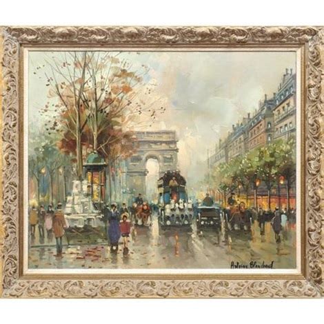 Arc De Triomphe Avenue Des Champs Elysees Paris By Antoine Blanchard