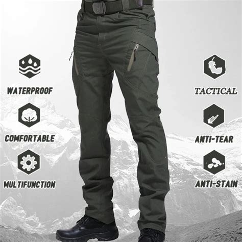 Pantalones T Cticos Militares Para Senderismo Impermeables