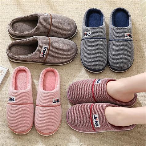 Cheap Slippers Home Cotton Slippers Women S Winter Warm Non Slip Thick