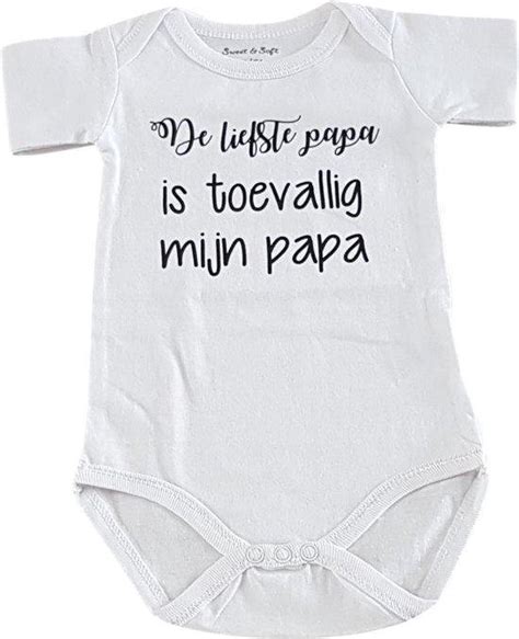 Baby Rompertje Met Tekst Bedrukking Je Bent De Allerliefst Papa De