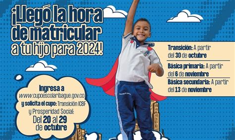 Ya Puede Solicitar Un Cupo Escolar Para 2024