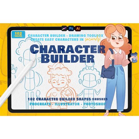 Jual Character Maker Drawing Toolkit Alat Bantu Pembuat Karakter