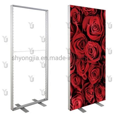 Tool Free Double Sided Custom Printing Seg Led Backdrop Frameless