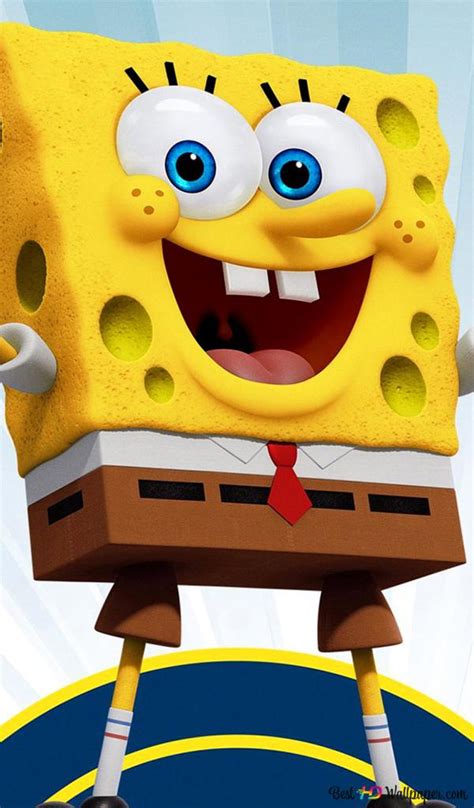 Spongebob Cartoon Character Giving Thumbs Up 2k Wallpaper Download