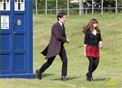 Matt Smith Films Doctor Who Christmas Special With Jenna Coleman